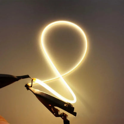 Ultra Slim 3V LED Same End Filament Flexible Spiral Bulb Filament Retro Edison Bulb Lamp Parts Diode Lighting Strip Decoration