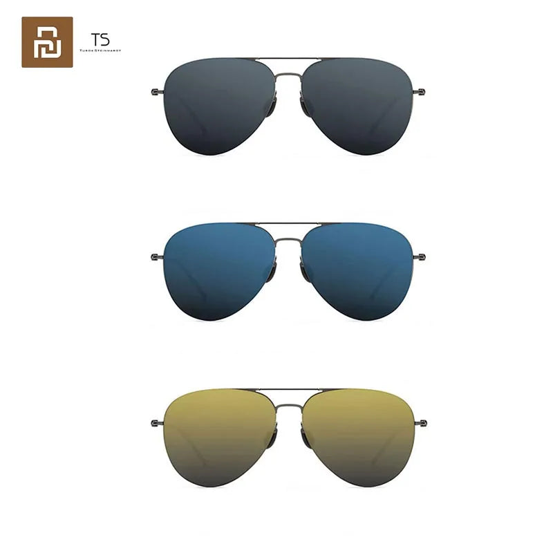 Youpin Turok Steinhardt TS Nylon Sunglasses Polarized Stainless Lenses Retro 100% UV-Proof Travel Summer Sun Protection