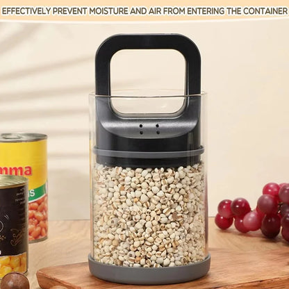 Vacuum Transparent Coffee Bean Storage Tank High Quality Storage Tank Suitable For Kitchen And Home Seal Exhaust And Freshness