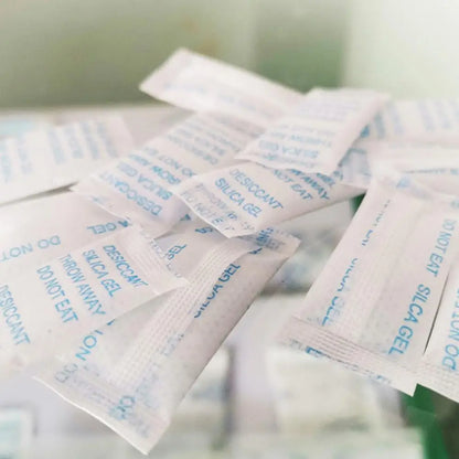 100-1000PCS 0.5g Non-Toxic Silica Gel Sachets Desiccant Drying Damp Kitchen Room Moisture Dehumidifier Absorber Bag Reusable