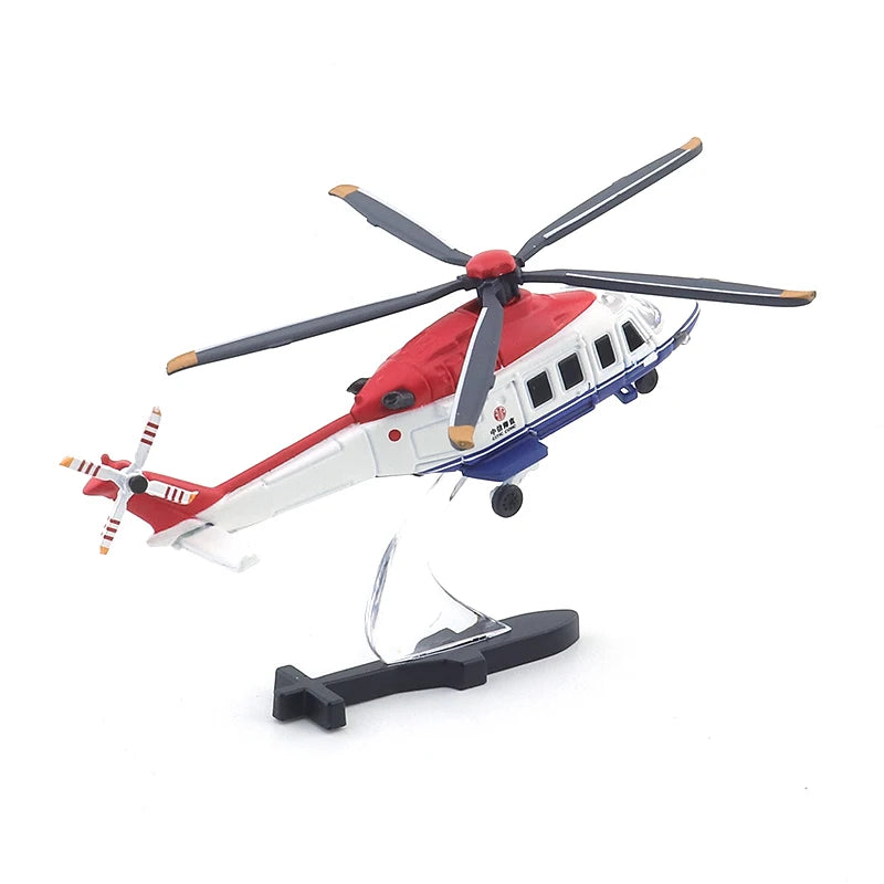 XCARTOYS Small Aircraft Model Toy AW139 Helicopter - CITIC Haizhi Cars Alloy Diecast Metal Model Kids Xmas Gift Toys for Boys