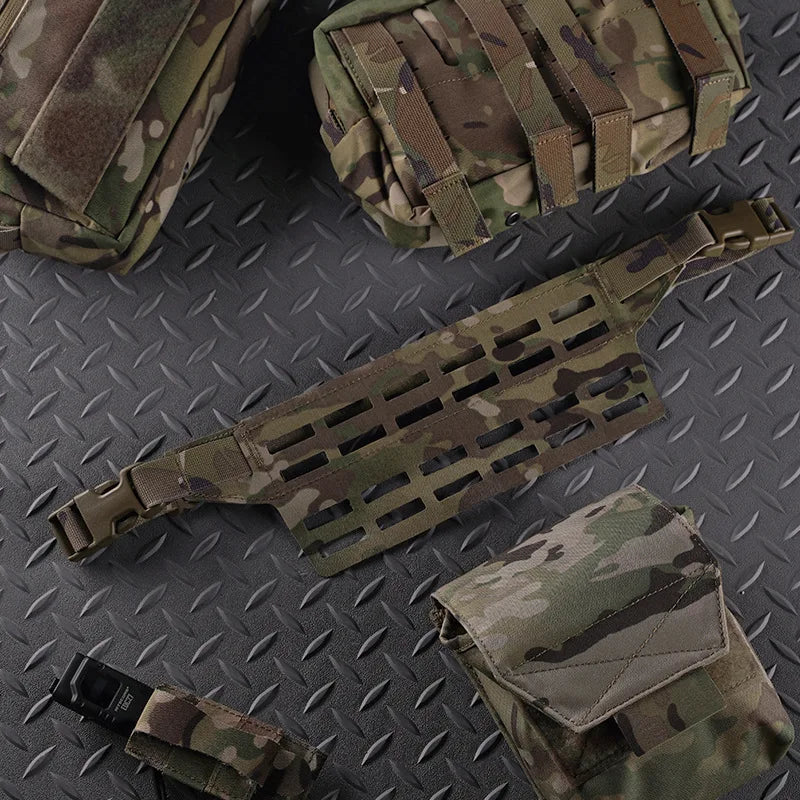 Tactical Molle Belt  Plate for Shoulder Bag Fanny Pack Adapter Panel Magazine Pouch Modular MOLLE  Hunting Chest Rig Gear