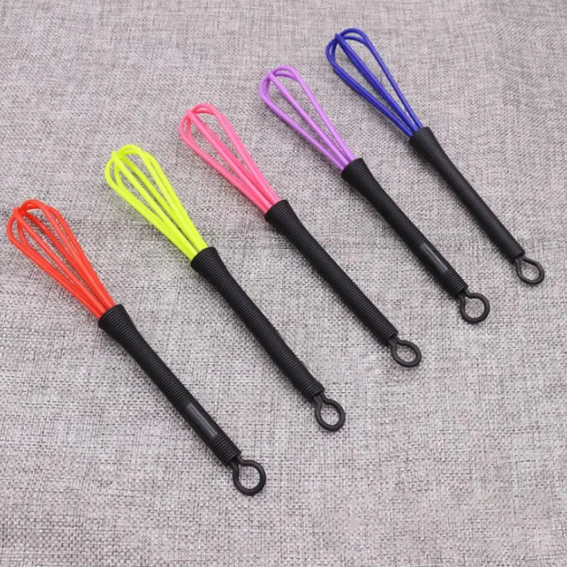 1 Pc Mini Agitator Plastic Whisk Egg Beater Hair Color Paint Stirrer Mixer Milk Shake Cream Stirring Kitchen Gadget Tools