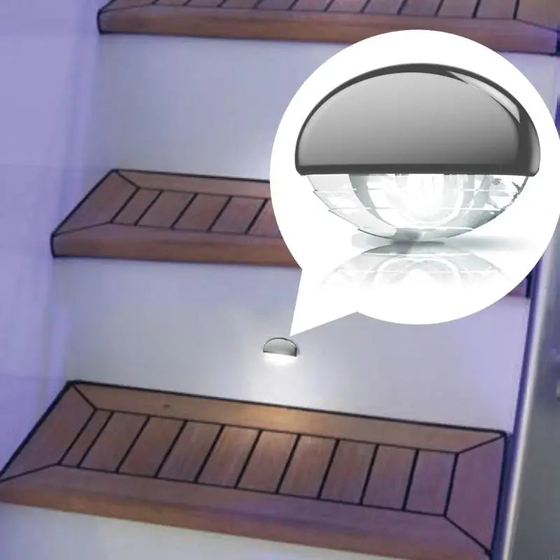 Ships Boat Trailer Waterproof Stair Lamp Yacht Caravans Cabin Deck Walkway Courtesy Step Light Soft Comfortable Lighting