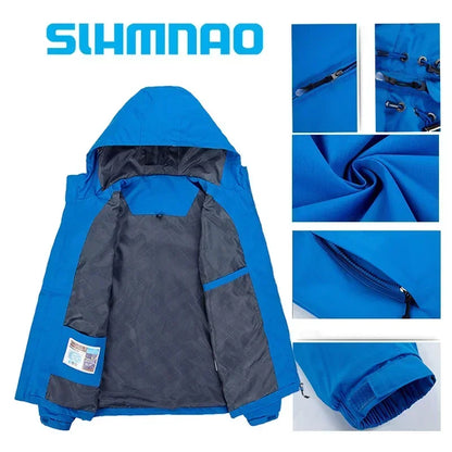 2025 New men's Autumn/Winter Jacket Motorcycle windproof jacket Mountaineering jacket Waterproof fishing raincoat casual coat