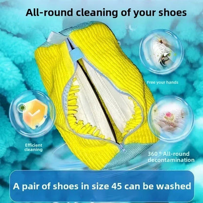 1/4PCS Washing Shoes Bag Cotton Shoes Laundry Bags Easily Remove Dirt Washing Bags Anti-Deformation Shoes Clothes Organizer