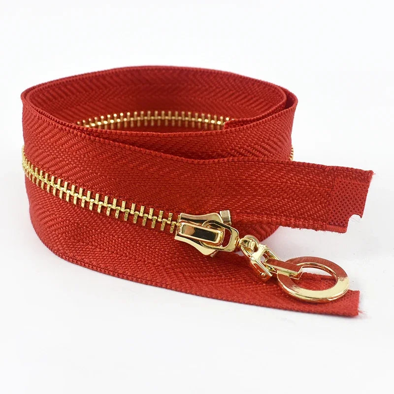 3Pcs Meetee 3# Metal Zippers Bag Zipper Closure 15-70cm Jacket Purse Easy Repair Zips Open/Close-End Coat Zip Sewing Accessories