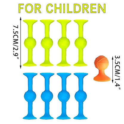 Soft Building Blocks Suction Cup Toys DIY Puzzle Sticky Game Children Bath Toys Montessori Sensory Stress Release Toy for Autism