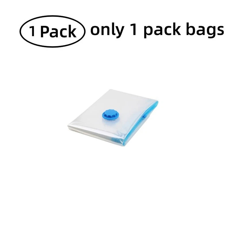 8/5/3/1PCS Vacuum Storage Bags Compression Pack Vacuum Bag for Storing Clothes Bedding Blanket Space Save Travel Bag Organizer