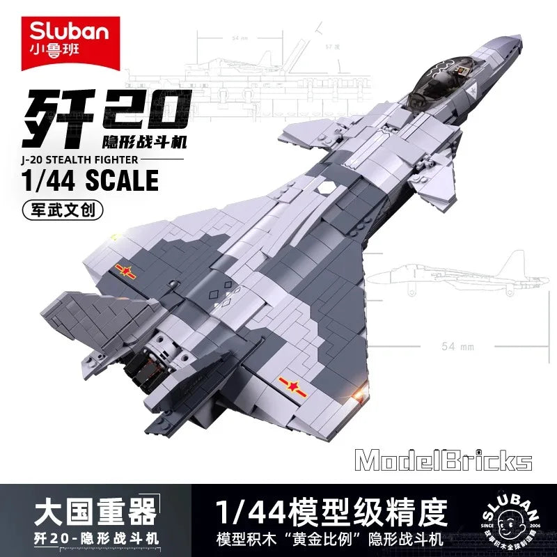 Sluban WW2 Military F-14 Su-27 F/A-18 Fighter Air Weapon Building Blocks MI-24 Ka-52 Helicopter Classic Model Aircraft Toys Gift