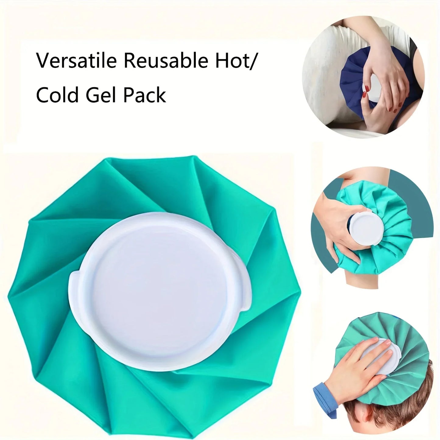 Reusable Various Sizes Medicla Ice Pack for Knee Head Leg Breathable Material Cooler Bag Pain Relief Injury Care Cold Therapy