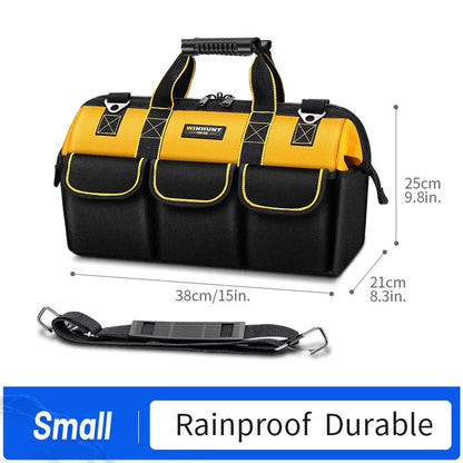 Tool Bag Strong And Durable Canvas Thickened Portable Multi-functional Hardware Fishing Labor Insurance Carpentry Tool Bag
