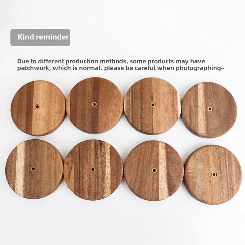 Solid Wood Paper Towel Holder Kitchen Punch-Roll Paper Storage Rack Lazy Rag Plastic Wrap Bag Storage Rack Kitchen Accessories