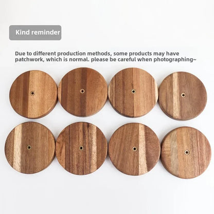 Solid Wood Paper Towel Holder Kitchen Punch-Roll Paper Storage Rack Lazy Rag Plastic Wrap Bag Storage Rack Kitchen Accessories