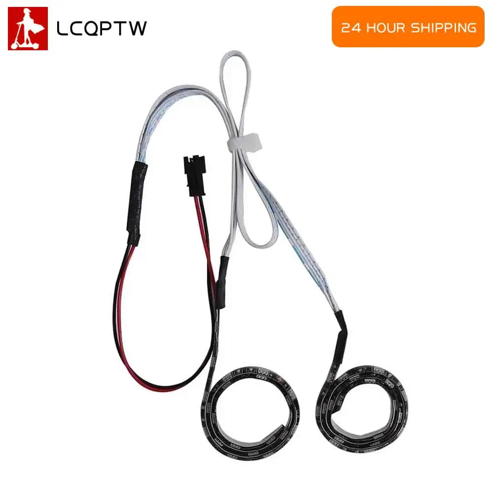 Waterproof LED Light Strip for Kugoo M4/M4 Pro Electric Scooter Flashlight Bar Lamp Night Safety Warning Light Strip Accessories