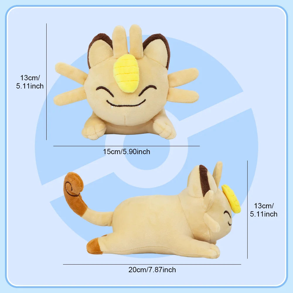 Yamper Finizen Phanpy Dedenne Meowth Sprigatito Plush Toys Poke Balls Mimikyu Cubone Charizard Peluche Dolls Gifts Kids