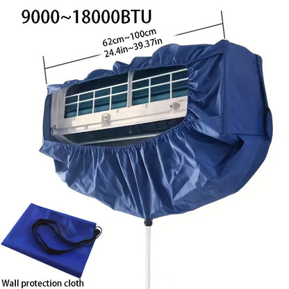 Summer Air Conditioning Cleaning Cover Suitable for  9000~36000BTU Hanging AC Thickened Dust Water Bag Support Plate Cleaner Set