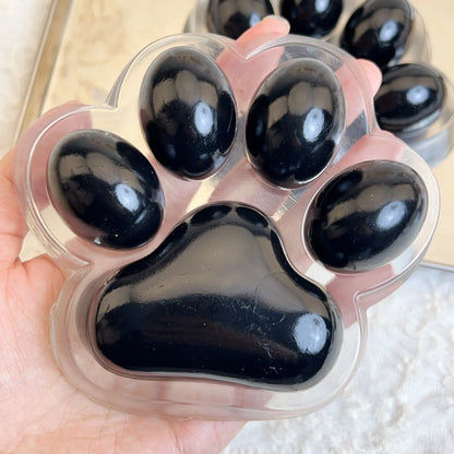 Transparent Large Squish Cat Foot Antistress Taba Big Cat Paw Anti-Stress Relief Toys for Kid Girl Fidget Soft Pinch Sensory Toy