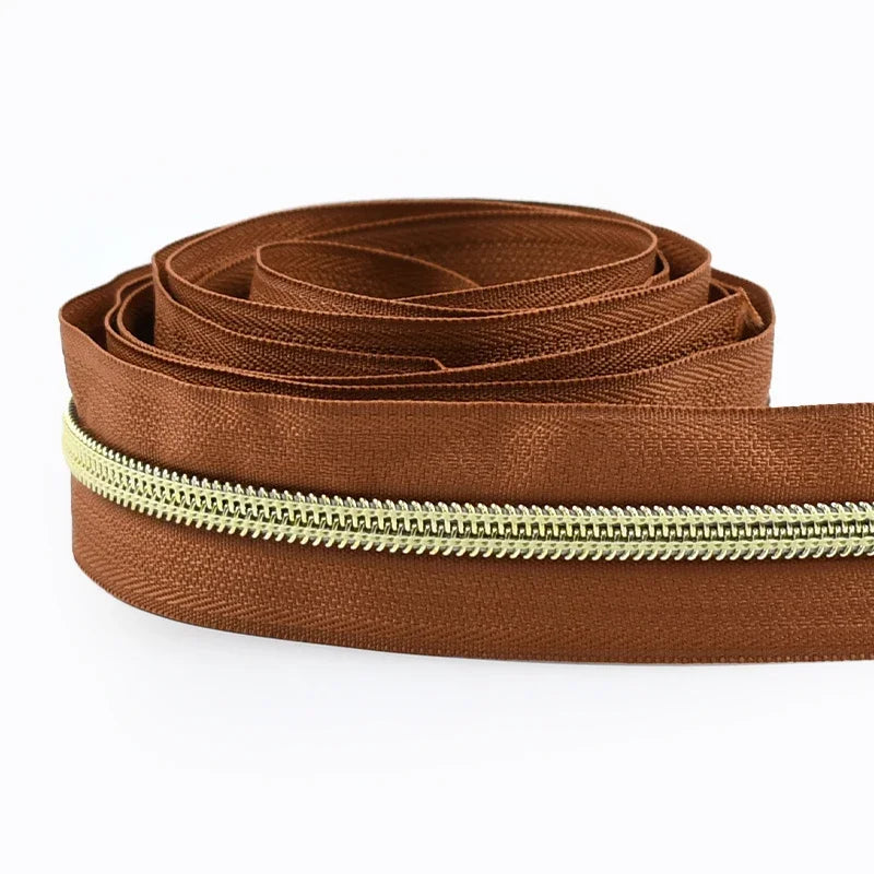 5# Nylon Zippers for Sewing Bags Plastic Coil Bag Zipper Tapes By The Meter Purse Garment Zips Repair DIY Clothing  Accessories