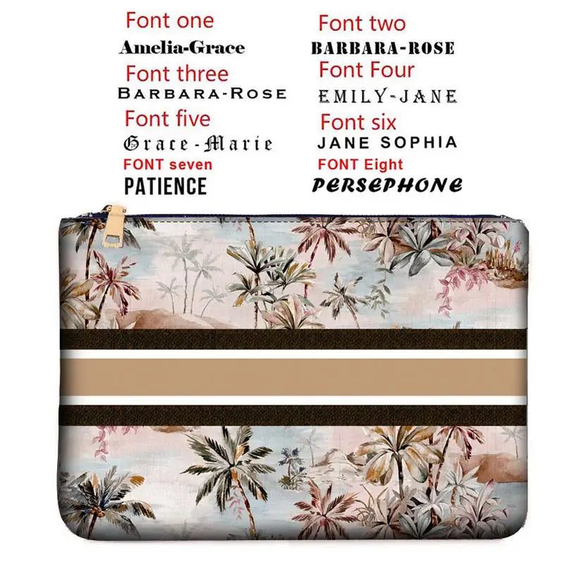 Wallets for Women Personality Animal Flower Printing Linen Clutch Popular  Purse Ladies Beach Bag Party Designer Bags Luxury