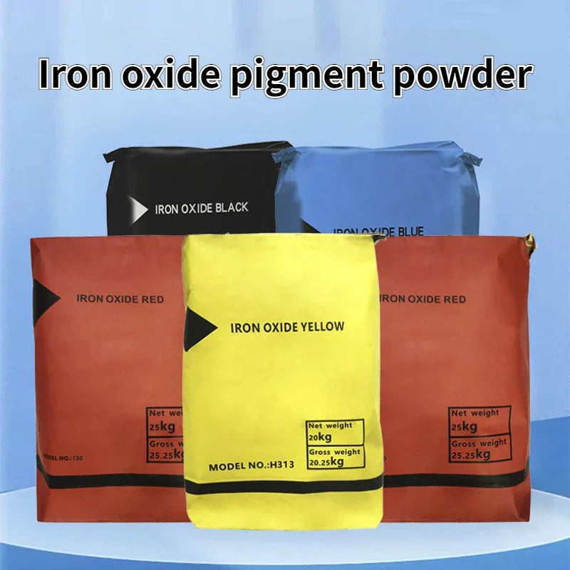 500g/1000g Iron Oxide Color Pigment Powder Cement Toner Rubber/playground/track/floor/ceramic Paint Colour Mixing Materials