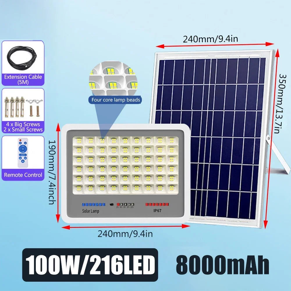 Supper Bright 600LED Solar Lamp Outdoor Garden Solar Led Light Waterproof Sunlight Powered Spotlight with Motion Sensor