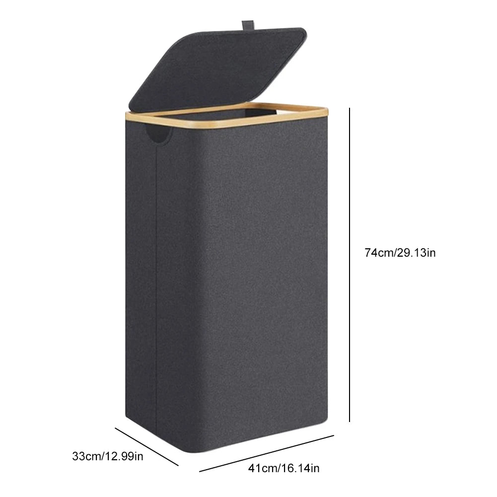 100L Foldable Dirty Laundry Basket Large Dirty Clothes Organizer Waterproof Laundry Bag Clothes Storage Basket Dirty Laundry Bin