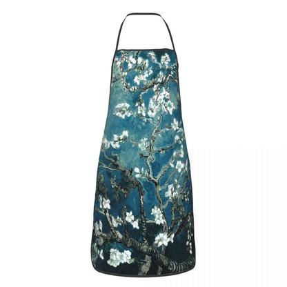 Bib Vincent Van Gogh Starry Night Aprons Men Women Unisex Adult Chef Cooking Kitchen Tablier Cuisine Painting
