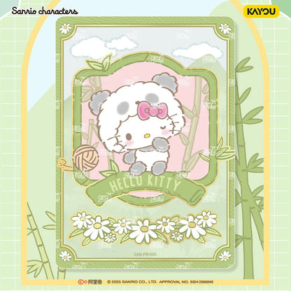 KAYOU Genuine Sanrio Card Flower Fragrance Story Mengmeng Collection Pack Sanrio Family Collectible Cards Toys Gifts
