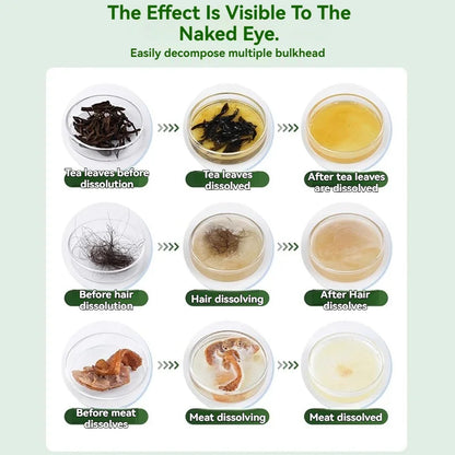 1/3/6 Bag Pipeline Clearing Powder Fast-Acting Formula Powerful Clog Removal For Home Bathroom Kitchen Use