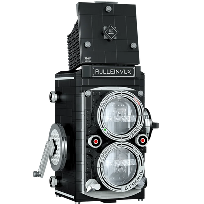 Doubuilt Retro Camera Building Blocks Model 400+pcs Movable Camera Projector Building Blocks Children Toys Furniture Ornaments