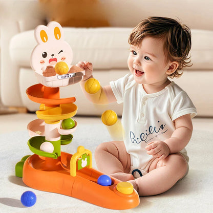 Montessori Toys Ball Drop Toy for Toddler 1 2 3 Ages Stacking Tower Toy Baby Development Game Educational Activity Birthday Gift
