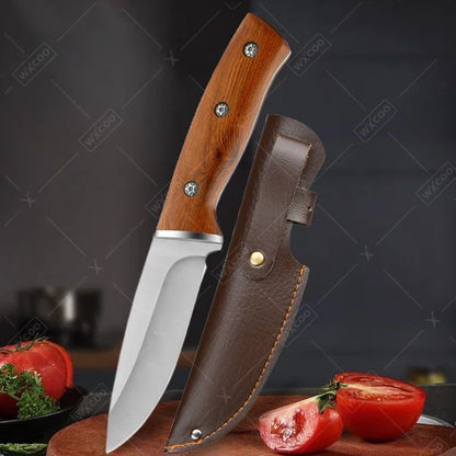 WXCOO Kitchen Knife Handmade Forged Boning Knife Stainless Steel Chef's Knife for Cooking Fruit Knife Meat Cleaver Butcher Knife