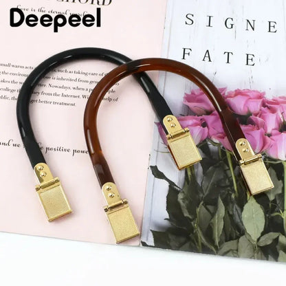 2/4Pcs Deepeel 13*14cm Resin Bag Handle Purse Kiss Clasp Handbag Frame Buckle Wallet Handles Women DIY Sewing Hardware Accessory