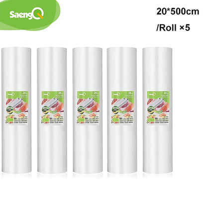 saengQ Kitchen Bags For Vacuum Food Vacuum Sealer Bag Sous Vide Storage Sealer bag Vacuum Packaging 12/15/20/25/30 cm*500 cm