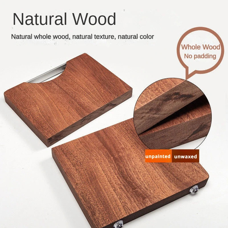 Solid Wood Cutting Board Hickened Ebony Cutting Board Antibacterial Mildew Kitchen Accessories Wooden No Paint No Wax