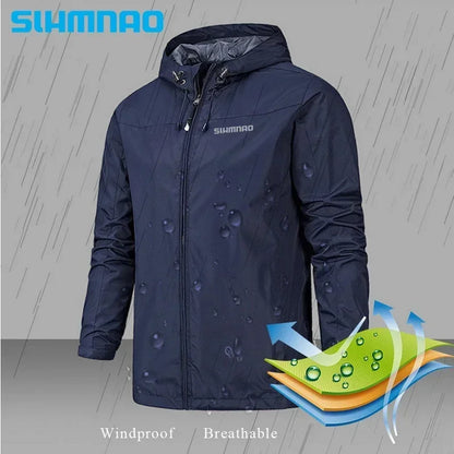 2025 New men's Autumn/Winter Jacket Motorcycle windproof jacket Mountaineering jacket Waterproof fishing raincoat casual coat