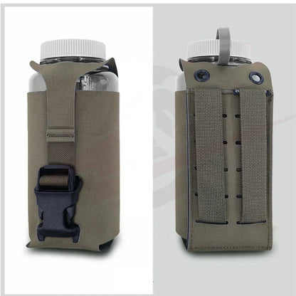 Tactical Molle SS Kettle Bag Water Bottle Pouch Bag Suitable for Nalgene 32 Oz Airsoft Vest Plate Carrier Bottle Holder