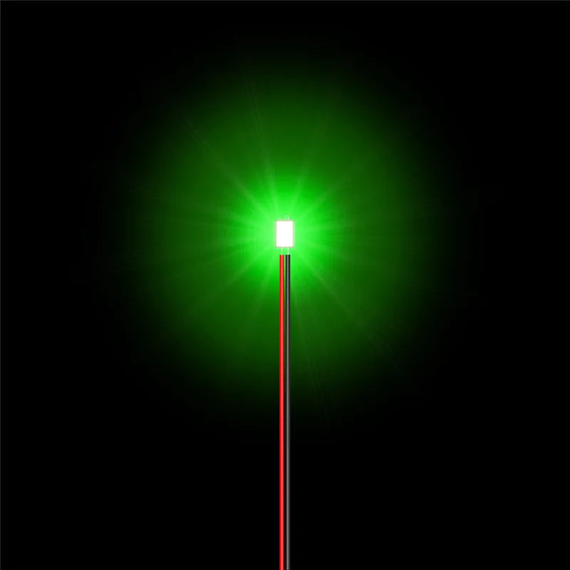 0805 1206 0603 Micro SMD 3V Led Light Wired 30CM DIY Materials Lamp For Model Making HO Railway Scene Layout Accessory 10Pcs