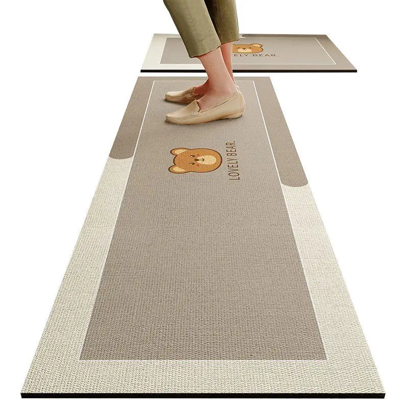 Super Absorbent Mat Kitchen Table Mat Diatomaceous Mud Absorbent Quick Drying Anti Slip Anti Fall Anti Oil Stain Floor Mat