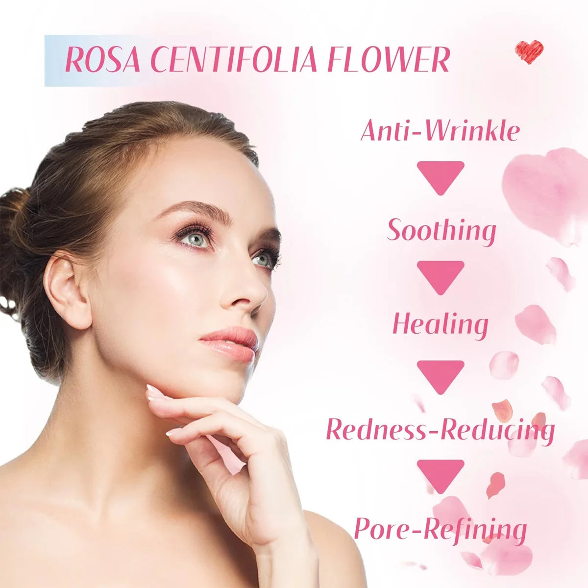 Rose Essence Moisturizing Toner Deep Hydration Long Lasting Cleansing Impurities Moisture Glow Skincare Suitable for Girls
