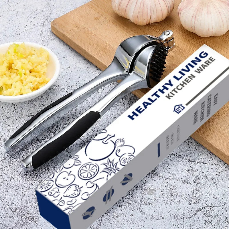 Stainless Steel Manual Mashed Garlic Artifact Kitchen Novel Kitchen Accessories Household Garlic Peeler Gadget Tools Gadgets Bar