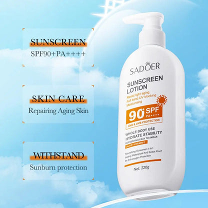 Sunscreen Spf 50 Face Korean Products Sunblock Cream Sunscreen Body Lotion Refreshening High Sun Protection Skincare