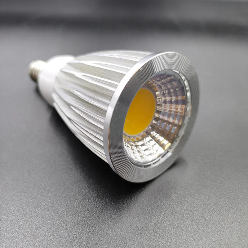 1X High Lumen E14 LED COB Spotlight 6W 9W 12W Dimmable AC12V 110V 220V LED Spot Light Bulb Lighting Lamp Warm/Cool white