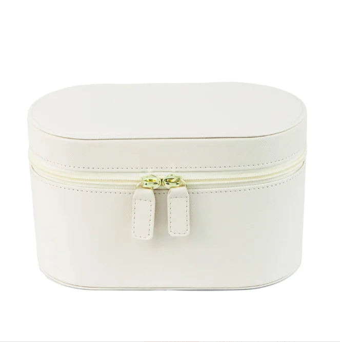 Travel portable multi functional fashionable makeup bag large capacity transparent cosmetic bag with small bag