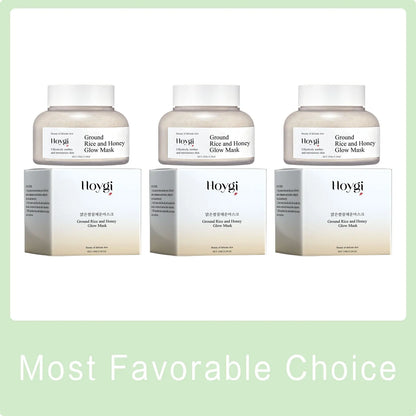 Rice Raw Pulp Mask Replenishment Moisturizing Fade Dark Spot Repair Sensitive Skin Shrink Pore Hydrating Mask Korean Skin Care