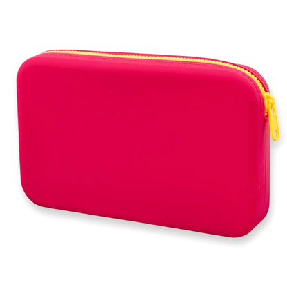 Square Silicone Cosmetic Storage Bag Large Capacity Travel Makeup Brush Holder Portable Cosmetic Waterproof Organizer