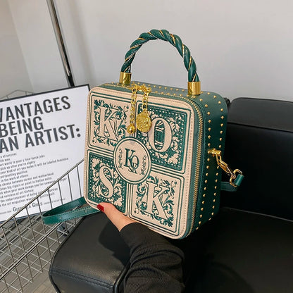 Popular Bags 2024 New Women's Bags Hot Sale Messenger Bag Autumn/winter Niche Design Handbag Square Bag Box Bag Shoulder Bag