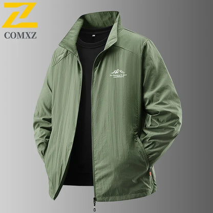 2025 Men's Summer Sun Protection Jacket Ultra-Light Thin Skin-Friendly Breathable UV Proof Fishing Ice Silk Sunscreen Coat