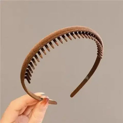 2023 Korea Fashion Simple Crystal Headbands Women New Velvet Rhinestone Face Wash Hairbands Hair Hoop Bezel Hair Accessories